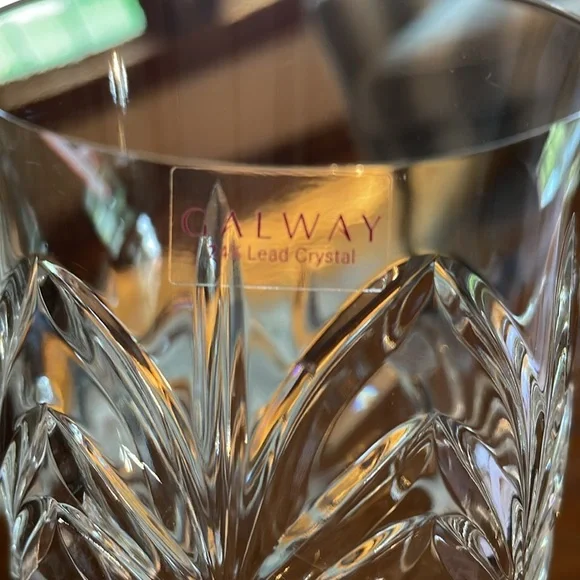 Galway- Kylemore by Galway Crystal Water Goblet 24% Lead Crystal - Picture 4 of 8